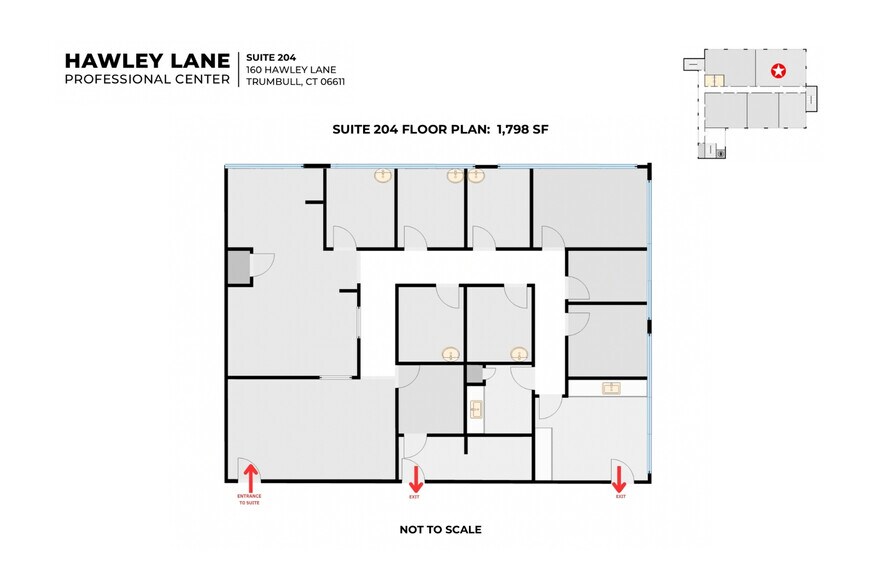 160 Hawley Ln, Trumbull, CT à louer - Plan d’étage - Image 3 de 13