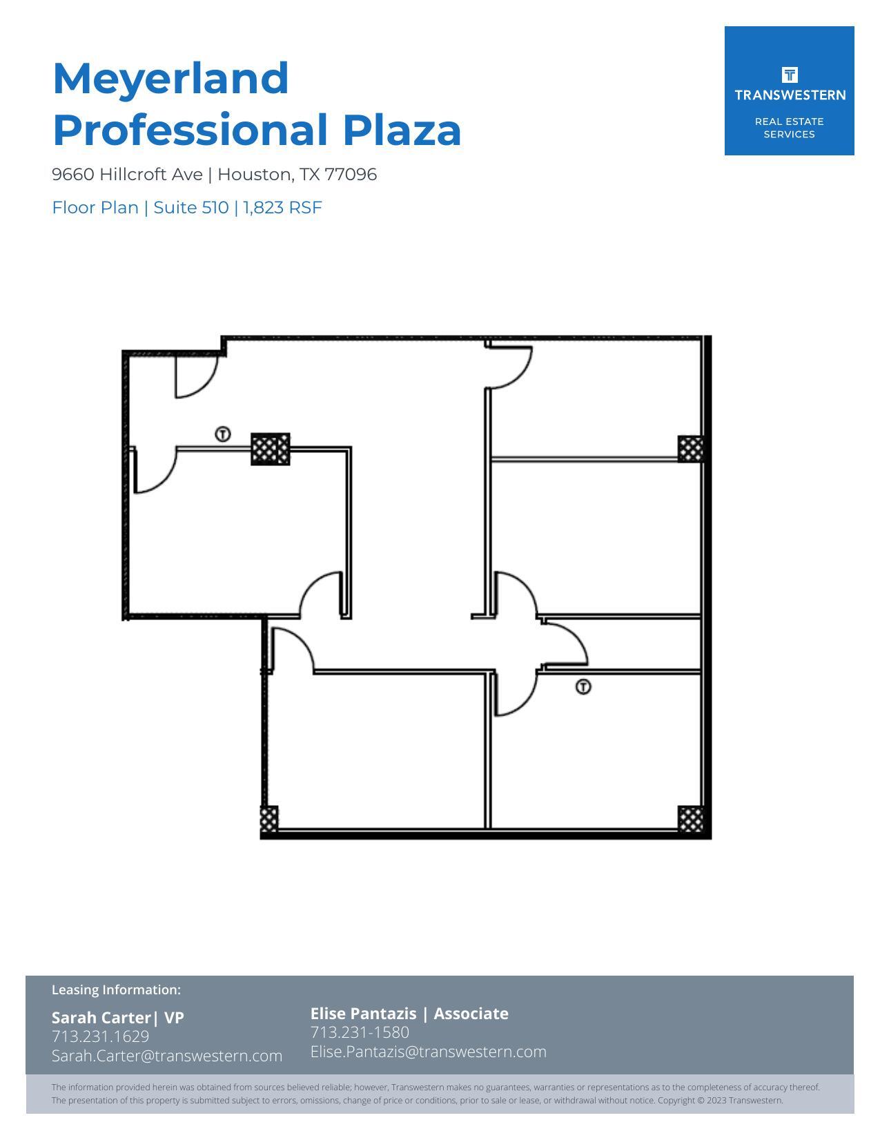 9660 Hillcroft Ave, Houston, TX for lease Floor Plan- Image 1 of 1