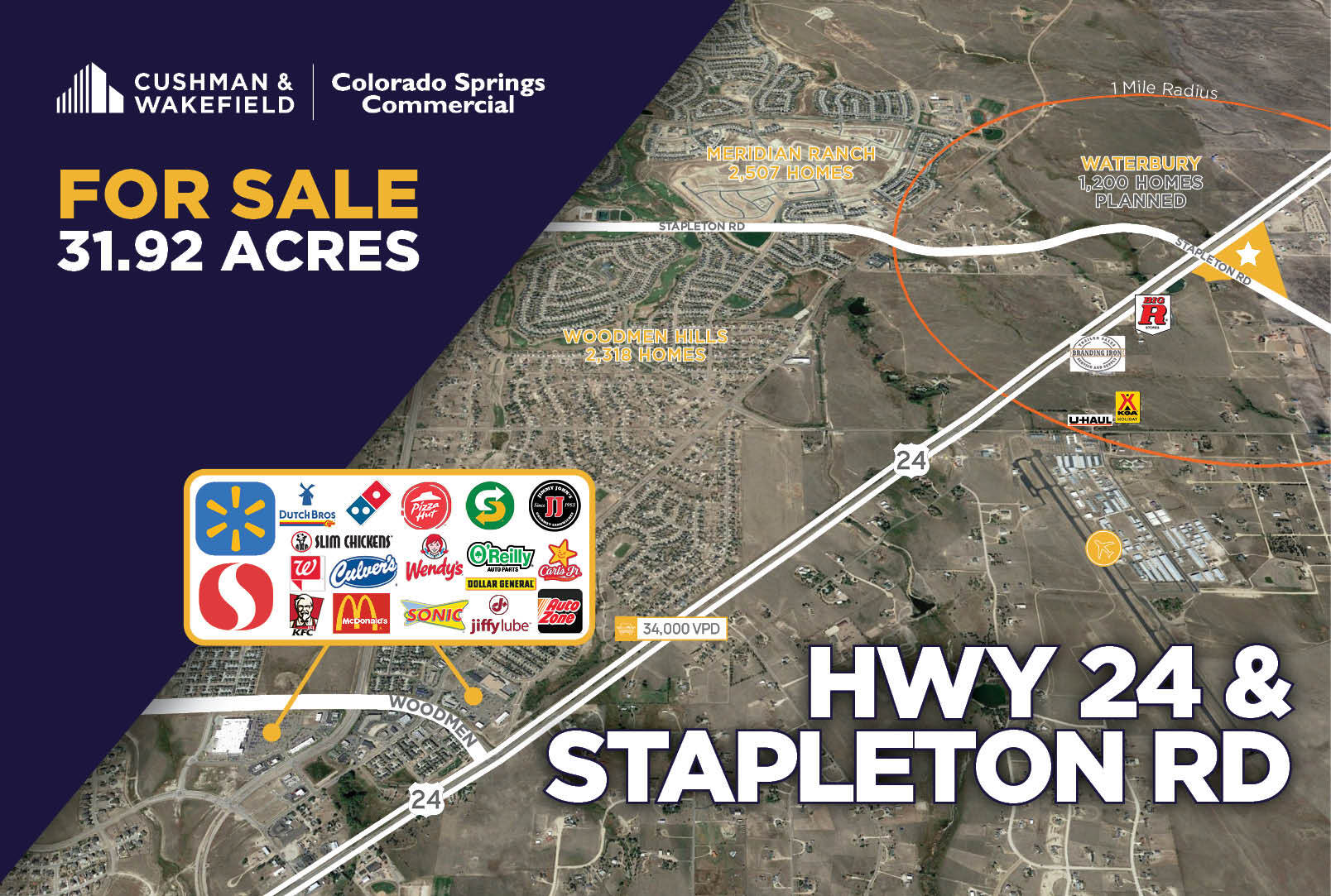 Hwy 24 & Stapleton Rd, Peyton, CO for sale Building Photo- Image 1 of 2
