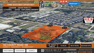 Plus de détails pour 102 County Road 180, Leander, TX - Bureau à vendre