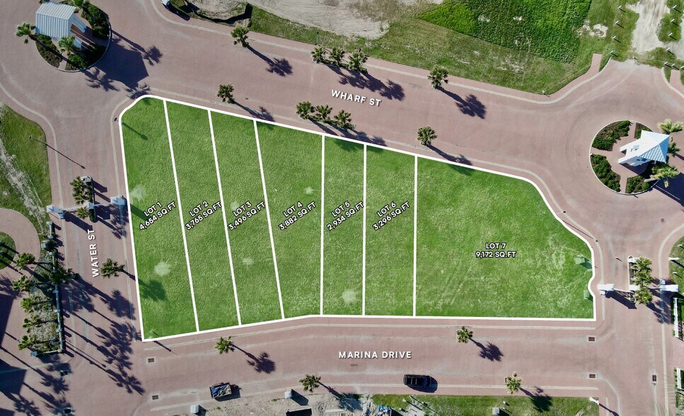 Wharf St, South Padre Island, TX à vendre - Aérien - Image 3 de 5