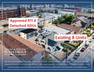 Plus de détails pour 2694 James M Wood Blvd, Los Angeles, CA - Multi-résidentiel à vendre