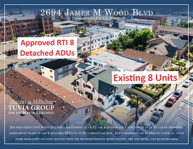 Plus de détails pour 2694 James M Wood Blvd, Los Angeles, CA - Multi-résidentiel à vendre