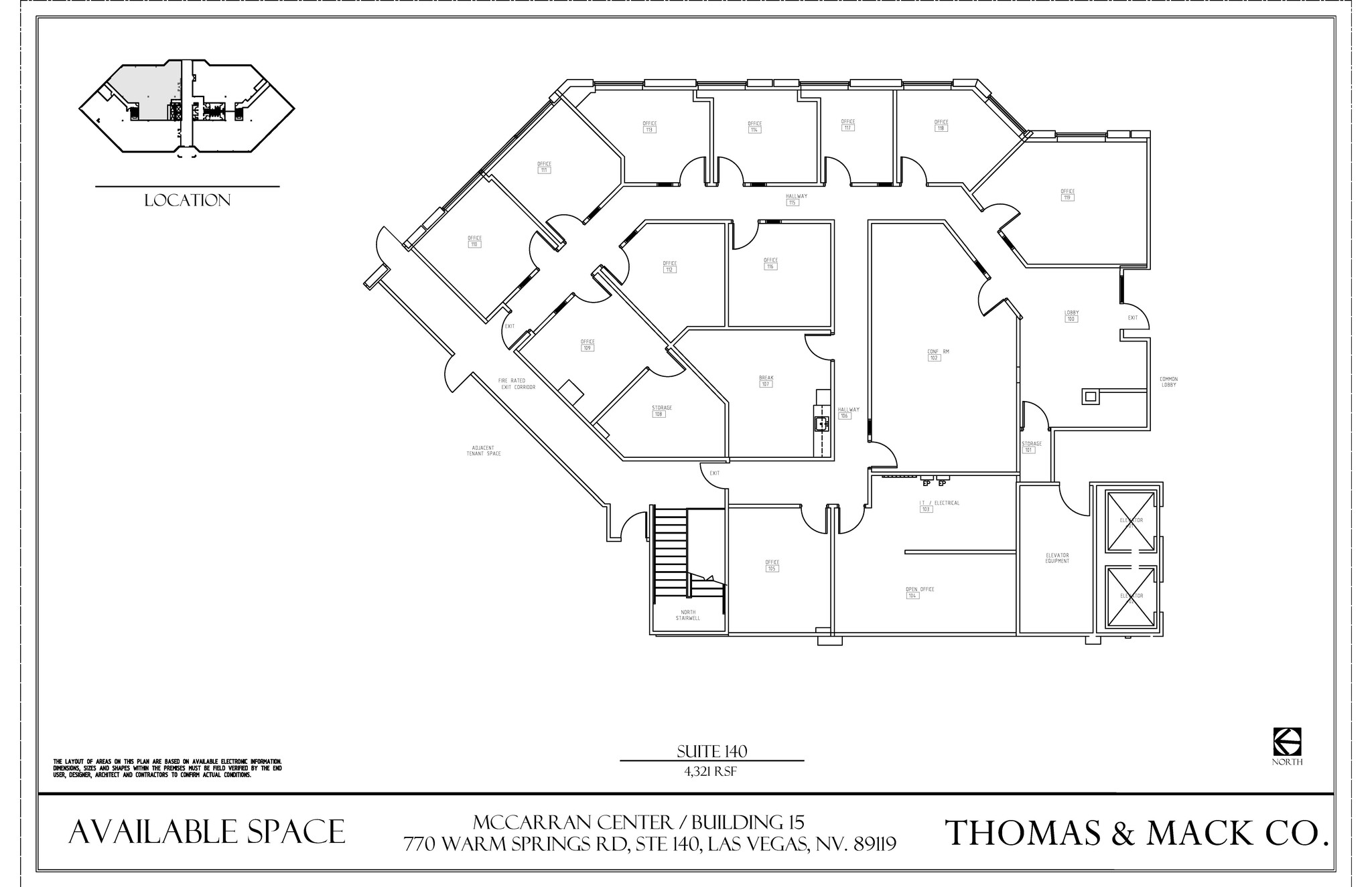 770 E Warm Springs Rd, Las Vegas, NV for lease Floor Plan- Image 1 of 1