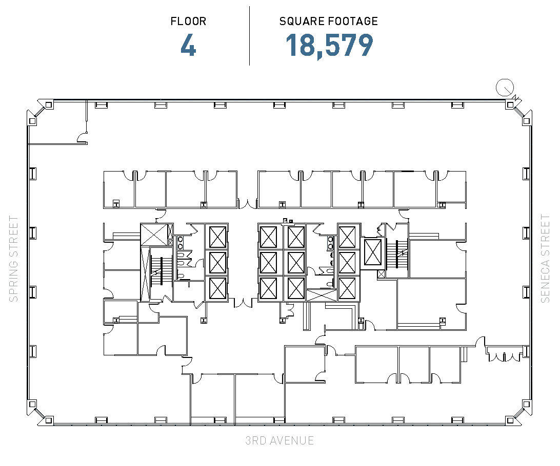 1111 3rd Ave, Seattle, WA for lease Floor Plan- Image 1 of 1