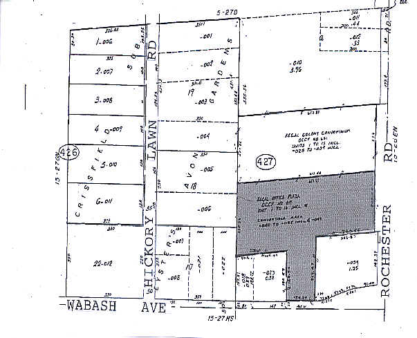 2490-2502 S Rochester Rd, Rochester Hills, MI for lease - Plat Map - Image 2 of 21