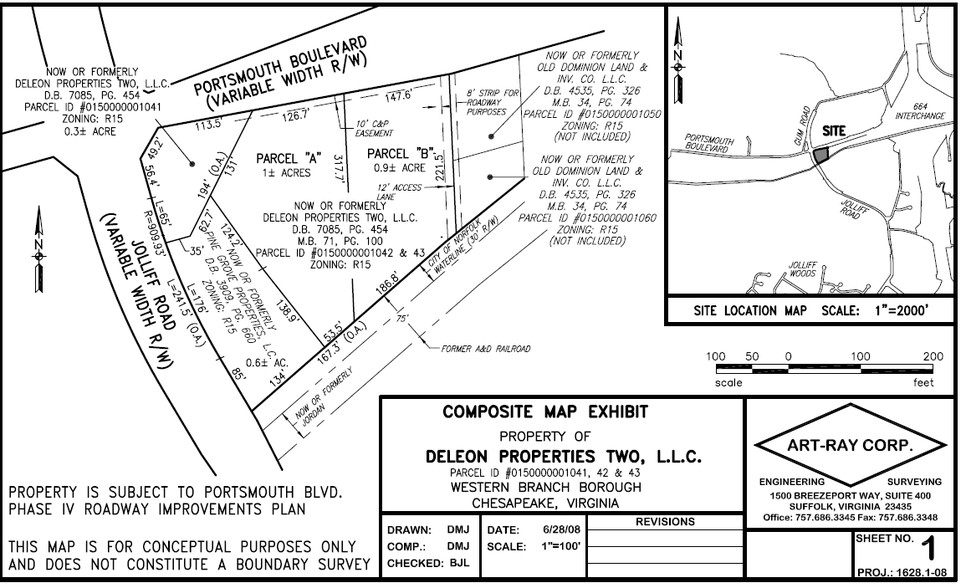 4829 Portsmouth Blvd, Chesapeake, VA à vendre - Plan cadastral - Image 2 de 2