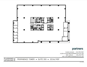 3475 Piedmont Rd NE, Atlanta, GA à louer Plan d’étage- Image 1 de 1