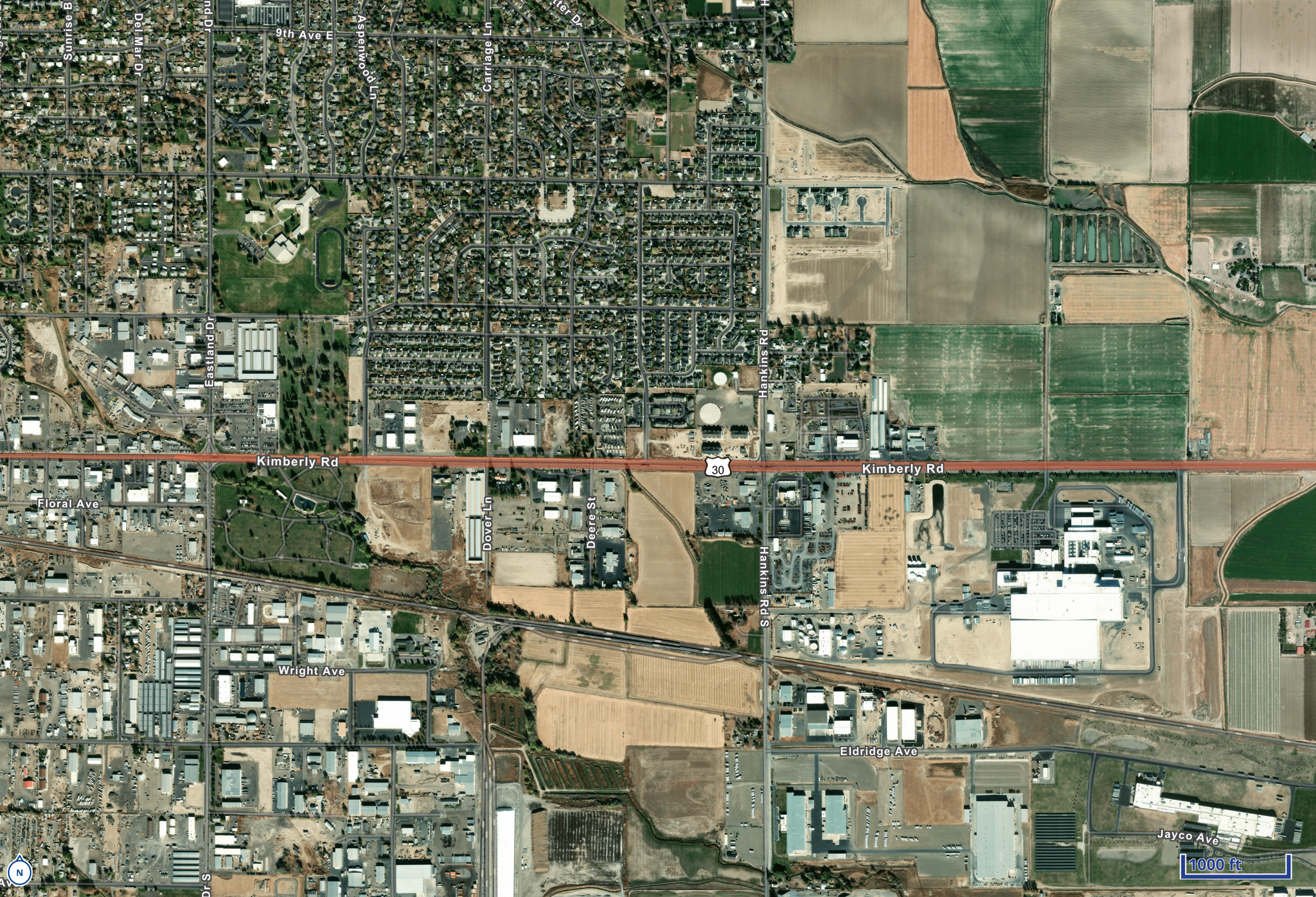 222 Dover Ln, Twin Falls, ID for sale Aerial- Image 1 of 3