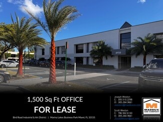 Plus de détails pour 4950 SW 72nd Ave, Miami, FL - Bureau à louer