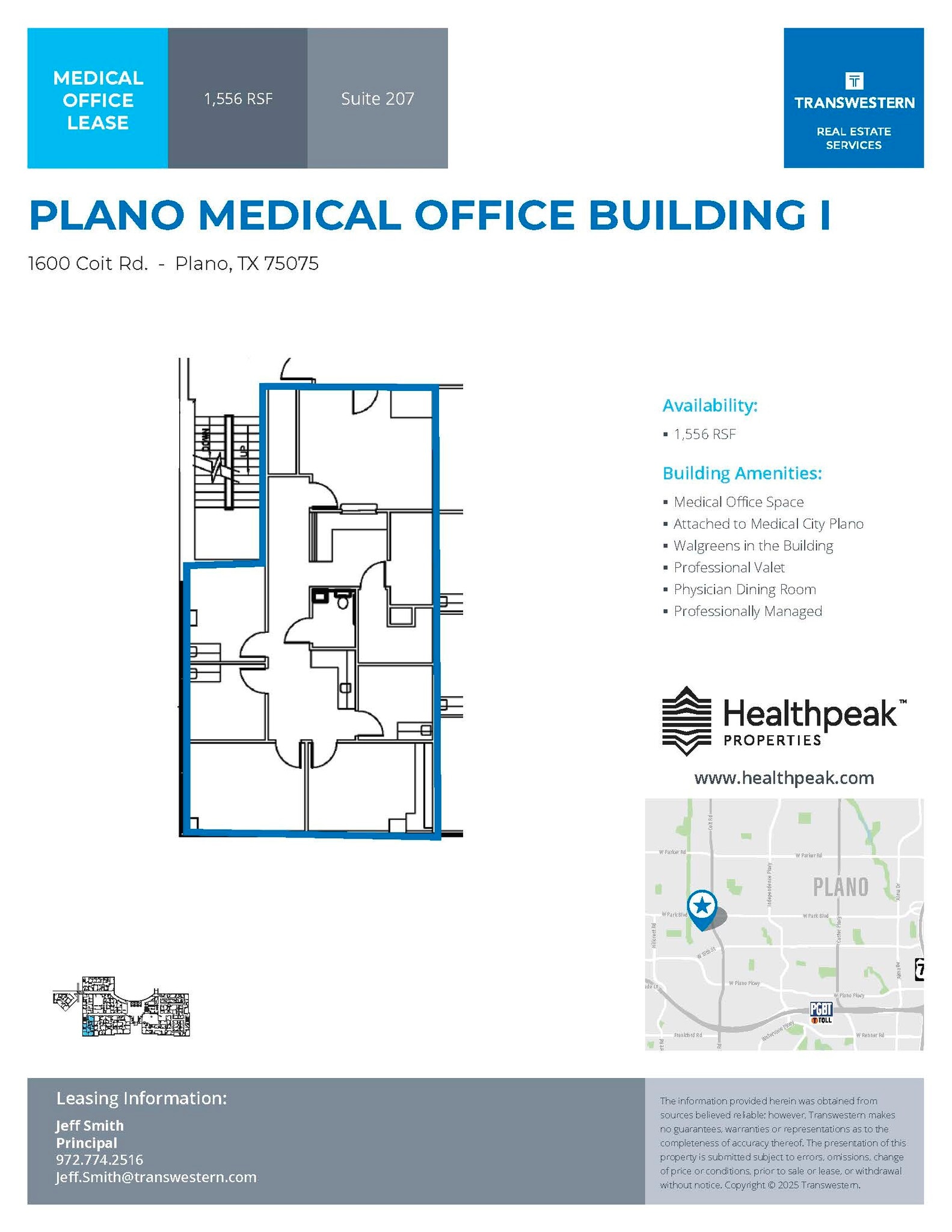 1600 Coit Rd, Plano, TX for lease Floor Plan- Image 1 of 1