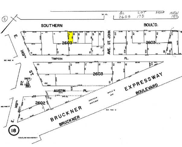 576 Southern Blvd, Bronx, NY à vendre - Plan cadastral - Image 2 de 2