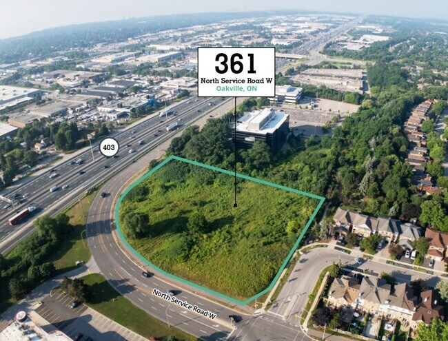Plus de détails pour 361 North Service Rd W, Oakville, ON - Terrain à vendre