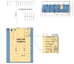 151 Regal Row, Dallas, TX for lease Floor Plan- Image 1 of 6