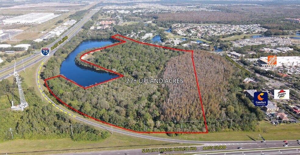 806 Cypress Village Blvd, Sun City Center, FL for sale - Aerial - Image 3 of 3