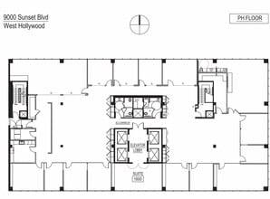 9000 W Sunset Blvd, West Hollywood, CA for lease Floor Plan- Image 1 of 1