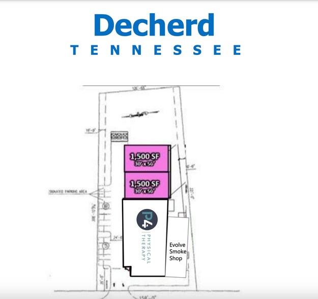 1760 Decherd Blvd, Decherd, TN à louer - Plan d’étage - Image 2 de 10