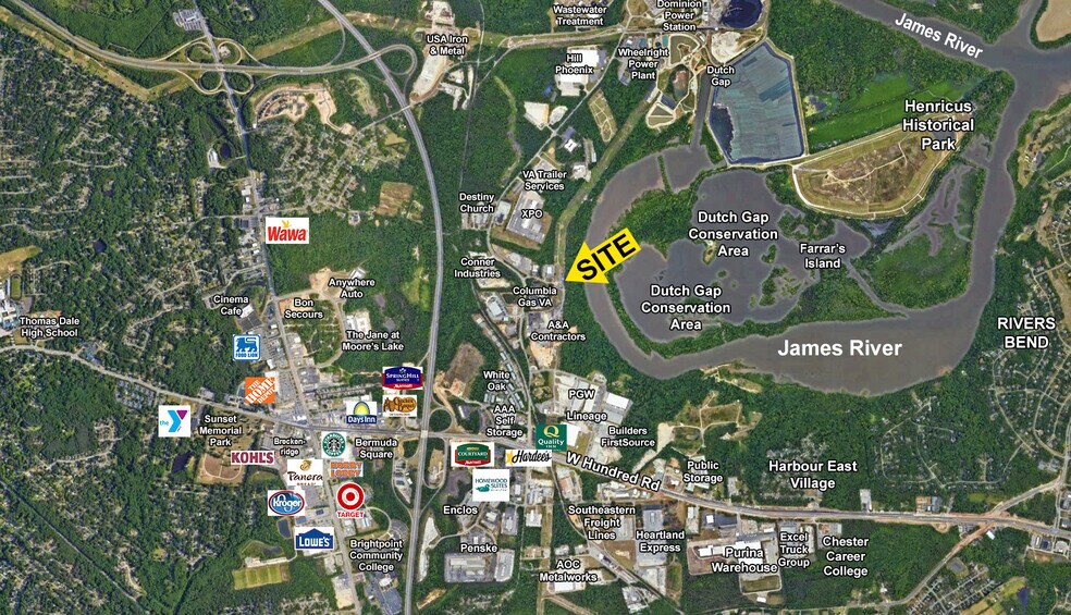 1900 Battery Dantzler Rd, Chester, VA à louer - Aérien - Image 2 de 4