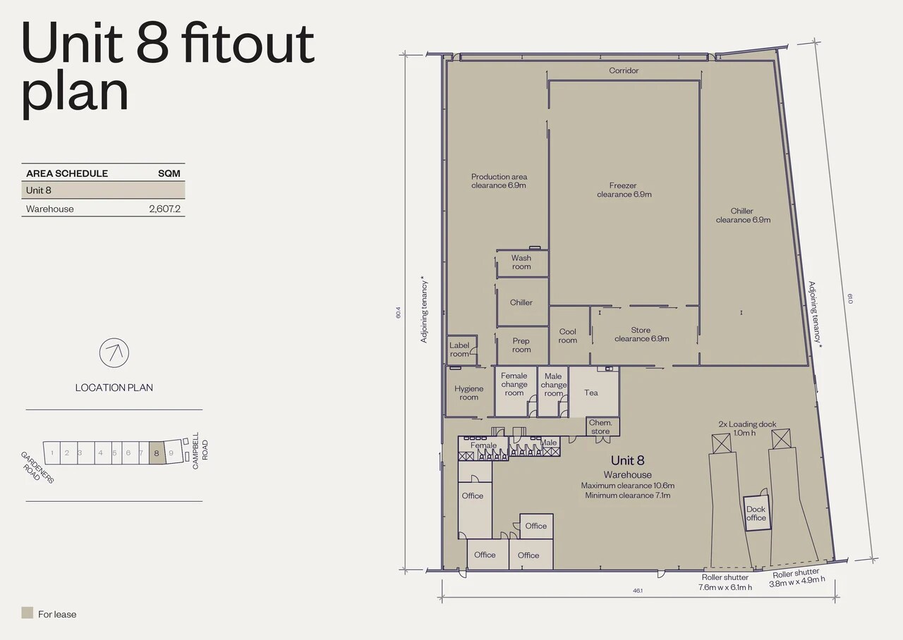 63 Campbell Rd, Alexandria for lease Floor Plan- Image 1 of 1