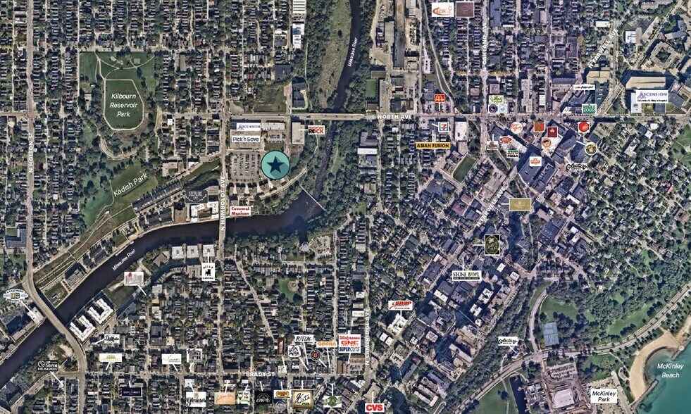 2175 Commerce St, Milwaukee, WI for sale - Aerial - Image 2 of 2