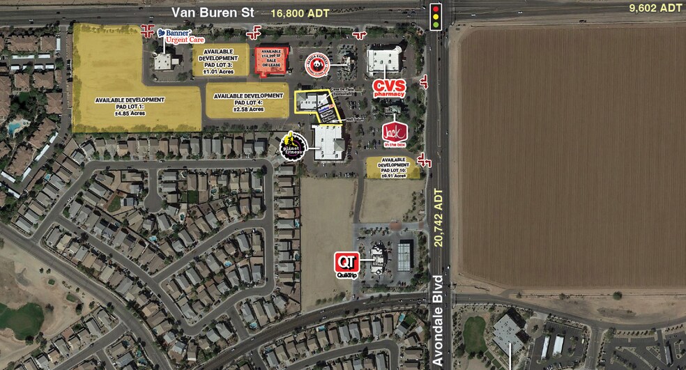 SW Avondale Blvd & Van Buren St, Avondale, AZ à vendre - Photo du bâtiment - Image 2 de 9