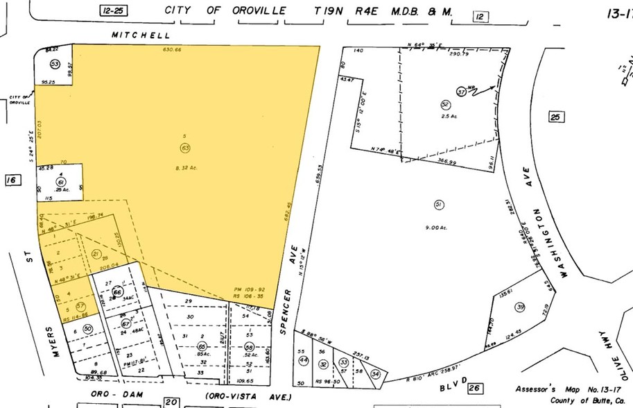 2260-2476 Oro Dam Blvd E, Oroville, CA à louer - Plan cadastral - Image 3 de 21