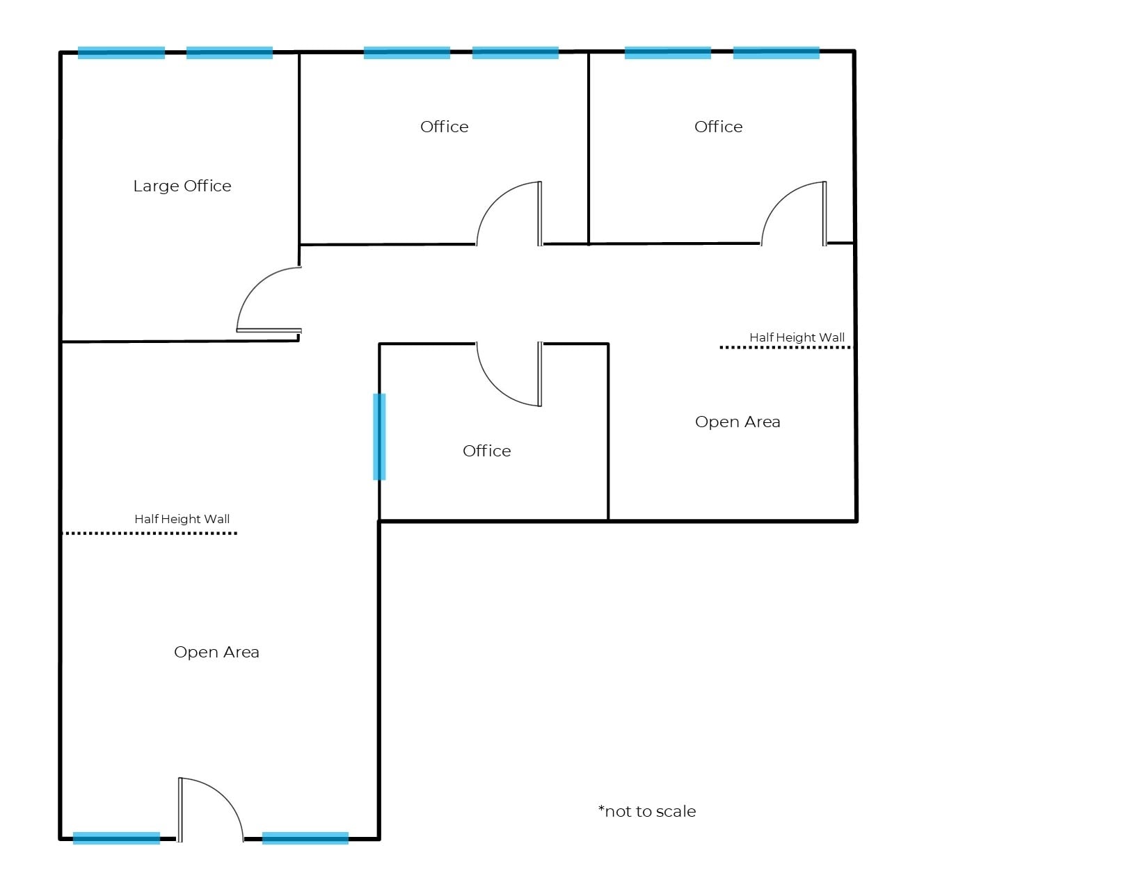 1421 N Wanda, Orange, CA for lease Floor Plan- Image 1 of 1