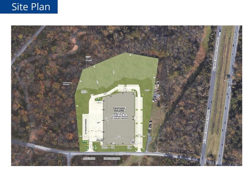 1384 Hanover Rd, Hanover, MD à louer - Plan de site - Image 3 de 3