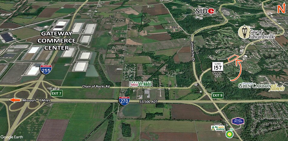 2621 South State Route 157, Edwardsville, IL à vendre - Photo du bâtiment - Image 2 de 5