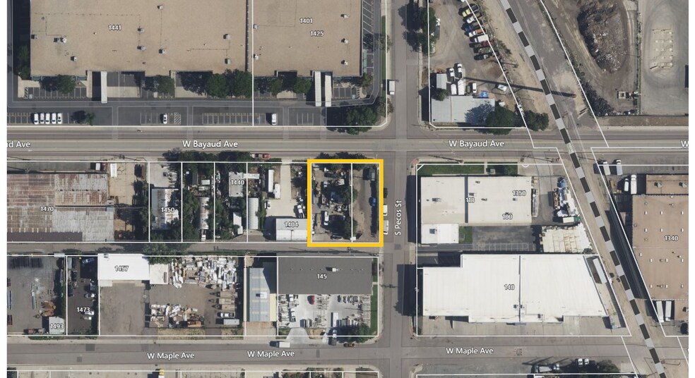 1400-1404 W Bayaud Ave, Denver, CO à vendre - Aérien - Image 1 de 5