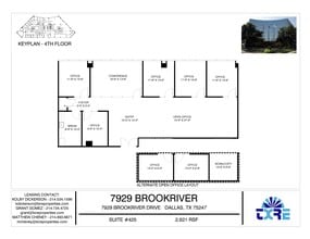 7929 Brookriver Dr, Dallas, TX for lease Floor Plan- Image 1 of 2