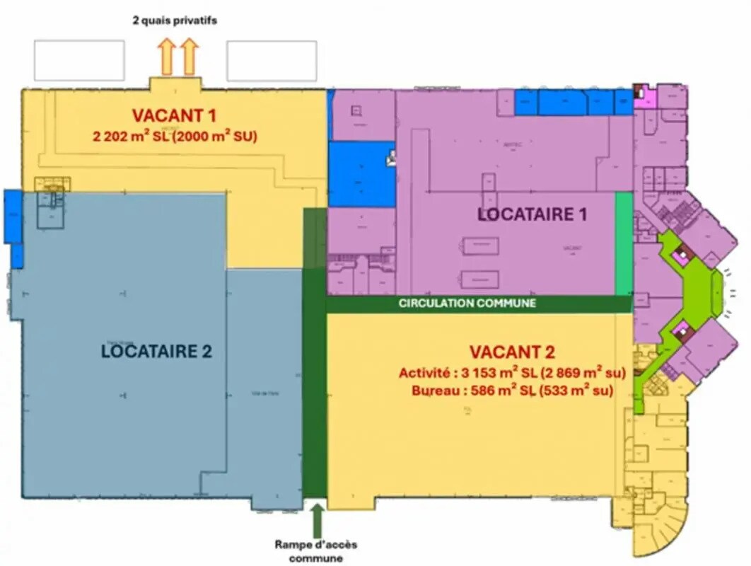 Flex dans Villeron à louer Plan d’étage- Image 1 de 2