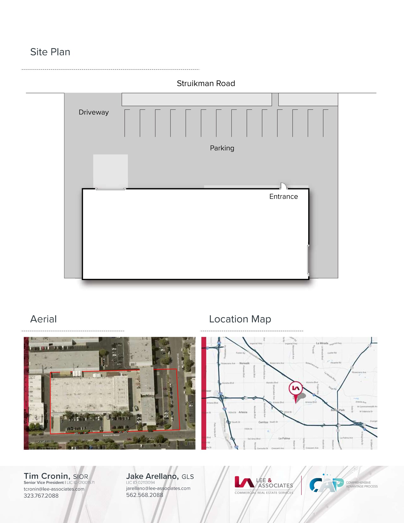 13910 Struikman Rd, Cerritos, CA à louer Plan de site- Image 1 de 2