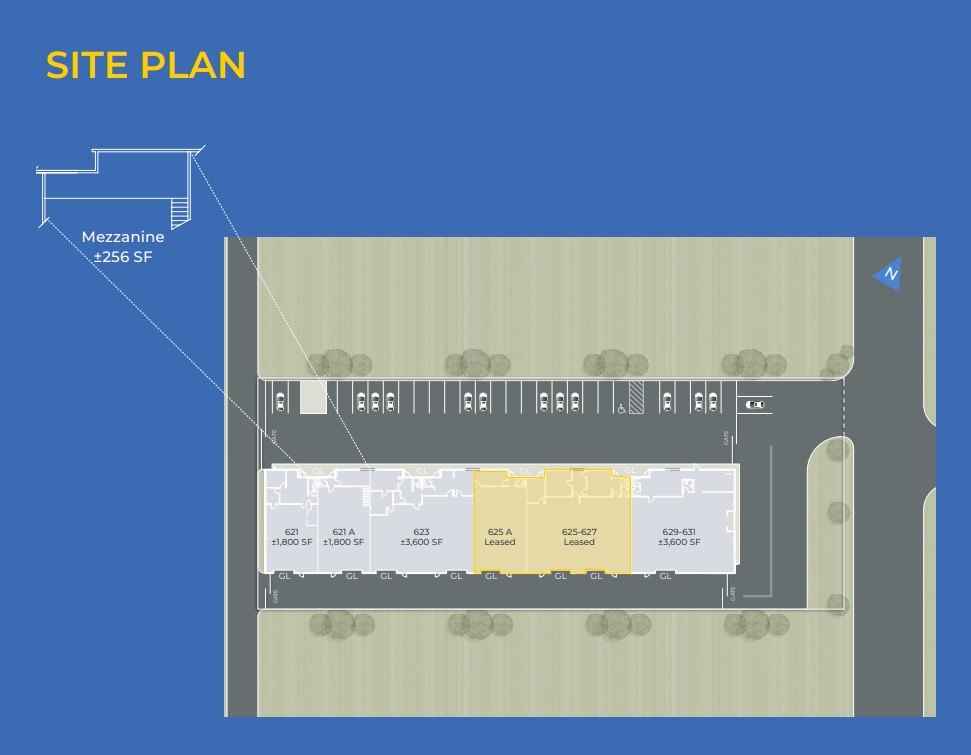 621-631 S East St, Anaheim, CA for lease Site Plan- Image 1 of 1