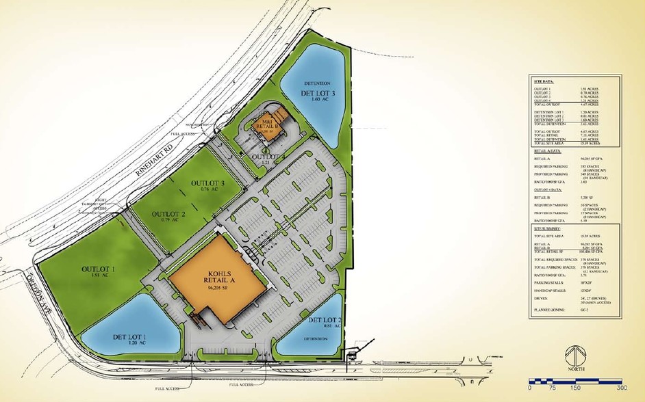 1371 Rinehart Rd, Sanford, FL à louer - Plan de site - Image 2 de 2