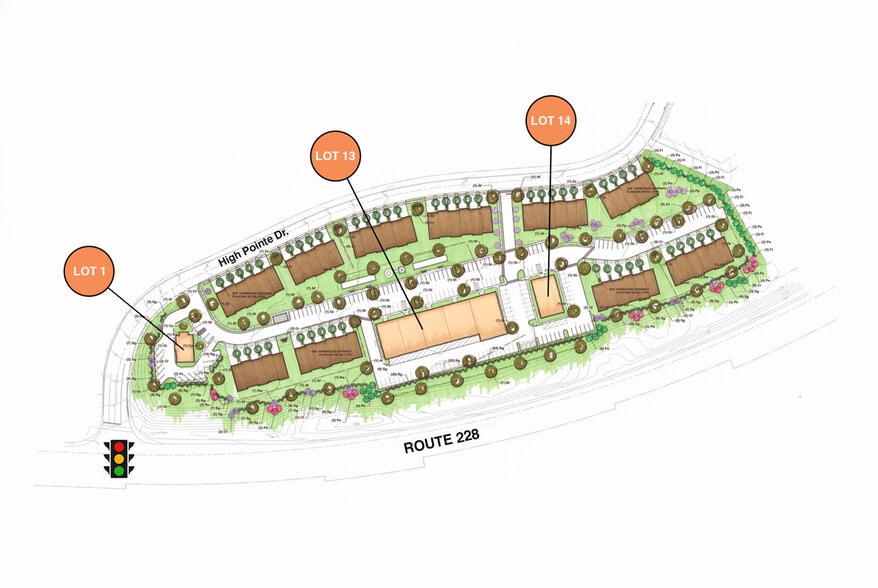 128 Enclave Dr, Seven Fields, PA à louer - Plan cadastral - Image 2 de 8