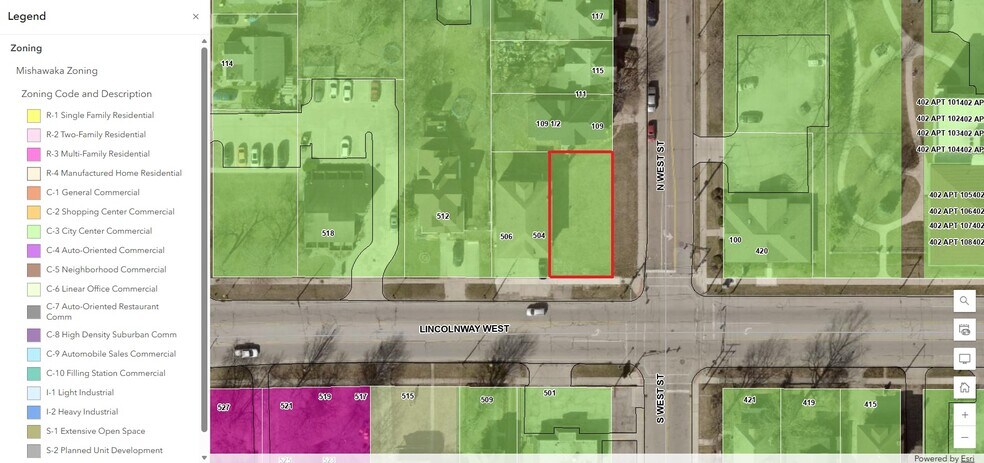 Vacant Land - Lincolnway West, Mishawaka, IN à vendre - Photo du bâtiment - Image 2 de 4