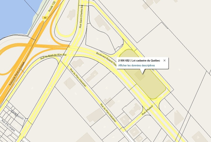 101 Boul Roland-Therrien, Longueuil, QC à louer - Plan cadastral - Image 2 de 5