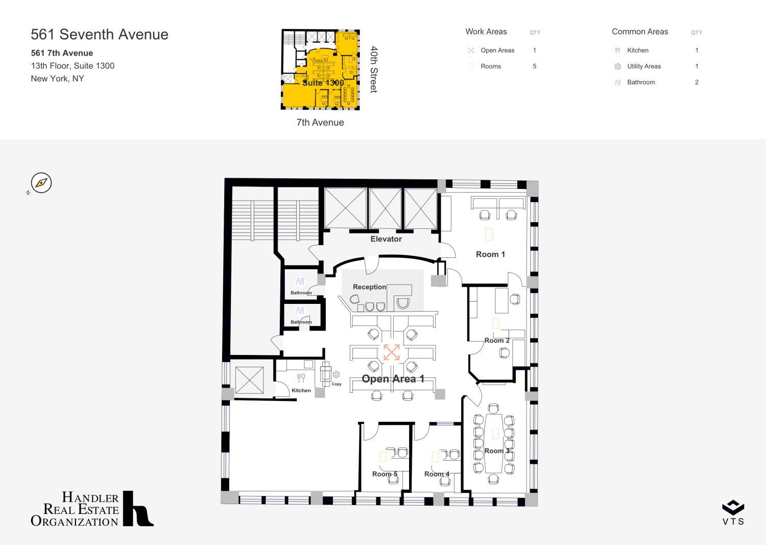 561 Seventh Ave, New York, NY à louer Plan d  tage- Image 1 de 4