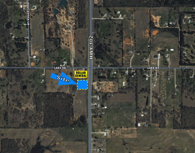 HWY 102 & Lake RD (S of SW/c) rd, Shawnee, OK à vendre - A rien - Image 1 de 1