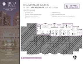 10500 NE 8th St, Bellevue, WA for lease Floor Plan- Image 1 of 2