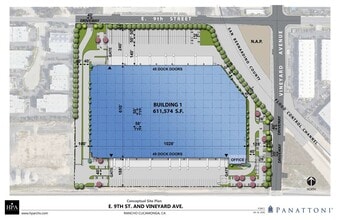 9th St & Vineyard Ave, Rancho Cucamonga, CA for lease Site Plan- Image 1 of 2
