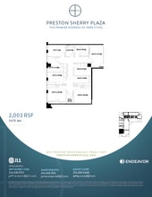 8201 Preston Rd, Dallas, TX for lease Floor Plan- Image 1 of 1