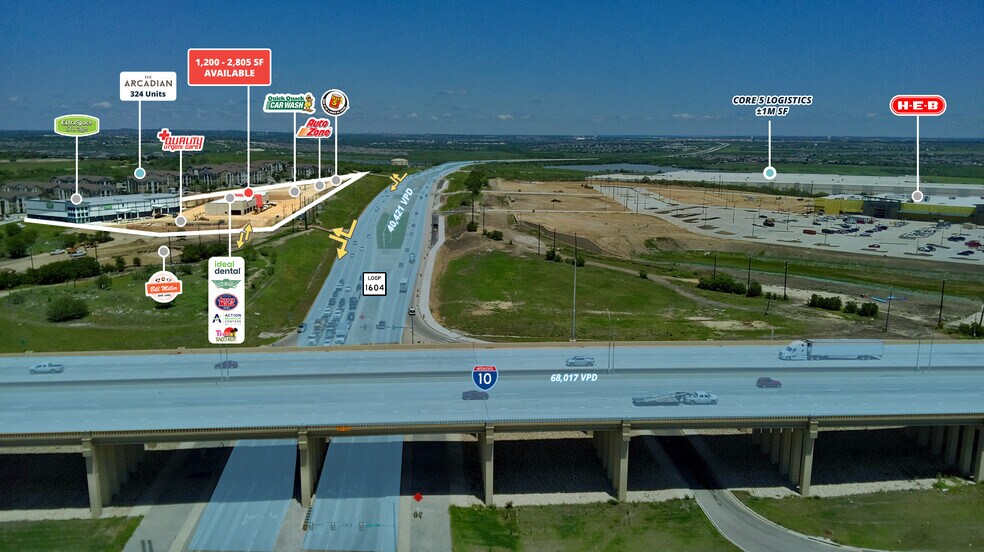 1604 E at IH-10 E, Converse, TX à louer - Photo du bâtiment - Image 2 de 6