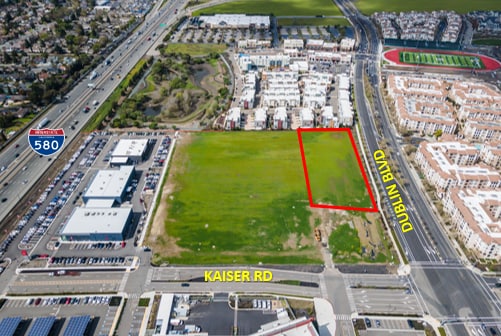 Dublin Blvd @ Kaiser Rd, Dublin, CA for sale Aerial- Image 1 of 9