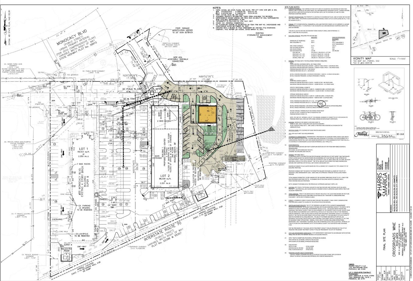 30 Monocacy Blvd, Frederick, MD à louer Plan de site- Image 1 de 9