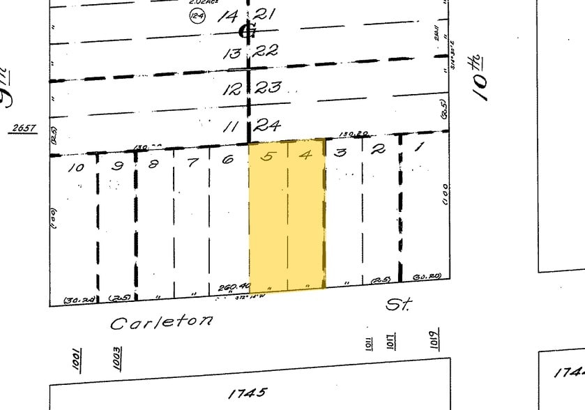 2600 10th St, Berkeley, CA for lease - Plat Map - Image 2 of 14