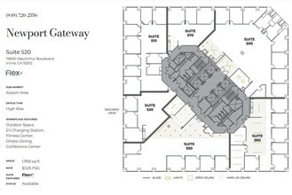 19800 MacArthur Blvd, Irvine, CA for lease Floor Plan- Image 1 of 1