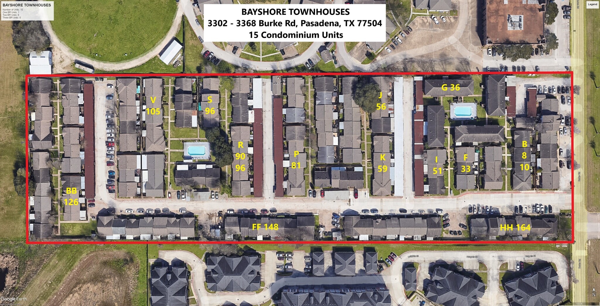 3302 Burke Rd, Pasadena, TX for sale Aerial- Image 1 of 14