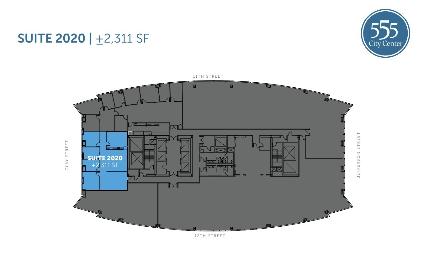 555 12th St, Oakland, CA for lease Floor Plan- Image 1 of 1